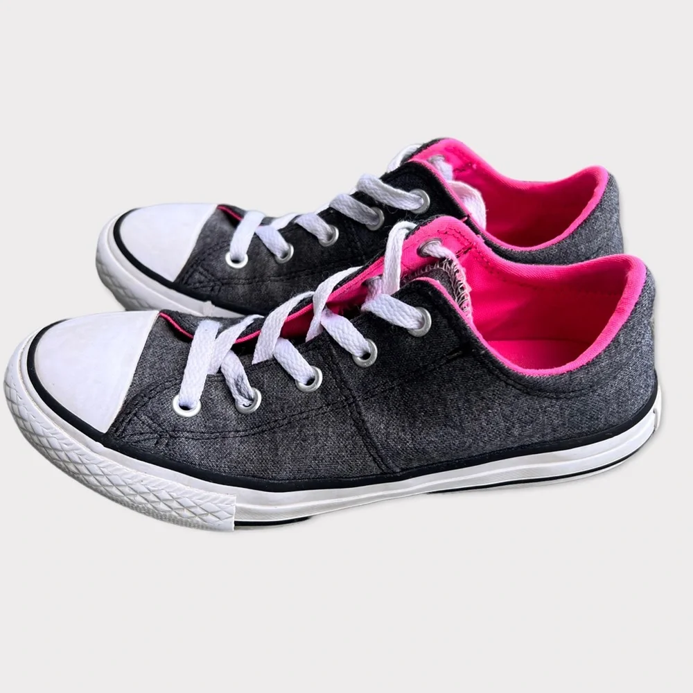Converse Chuck Taylor All Star Madison Sneakers Dark Gray Knit 659241F Size …